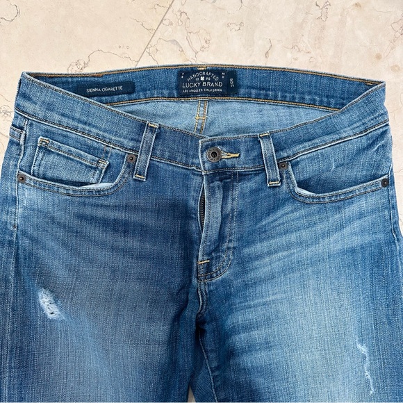 Lucky Brand Sienna Cigarette Jeans size 2/26 EUC - Picture 8 of 14